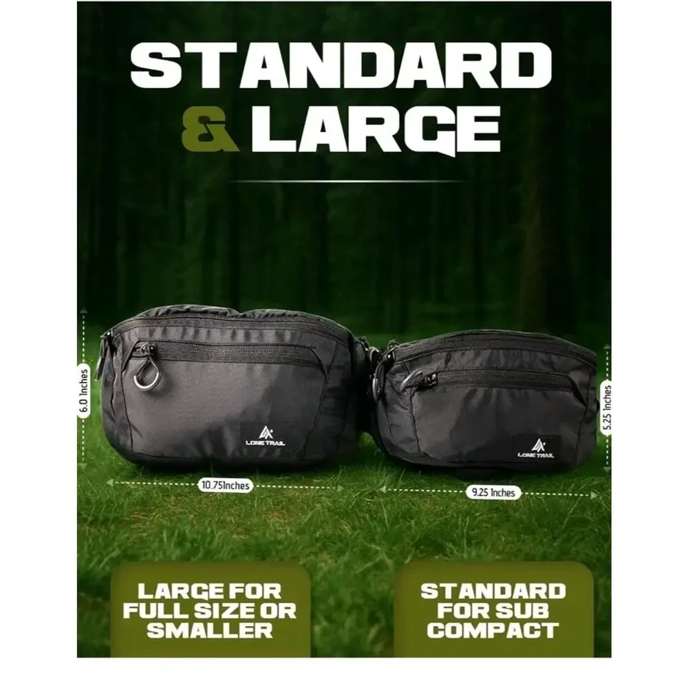 Lone Trail Large Concealed Carry Fanny Pack for Men | Adjustable fanny pack S25